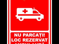 Indicatoare pentru ambulanta