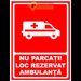 Indicatoare pentru ambulanta